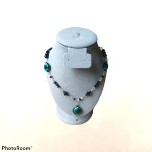 Teal necklace